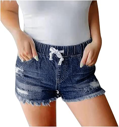 Mid Rise traper kratke hlače za žene Ležerne prilike ljetnih kratkih kratkih kratkih kratkih kratkih kratkih