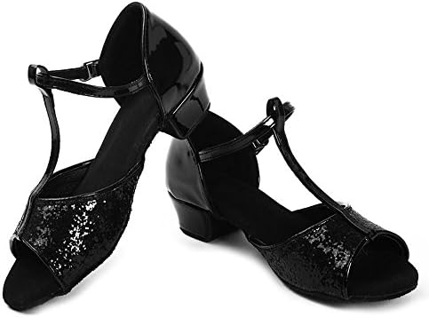 Croyl Girl's Satin Ballroom Dance Cipele Latin Salsa Performance Plesne cipele za malu / veliku djecu LP-202