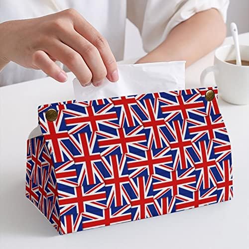 Britanska zastava uzorak tkiva kutija poklopac lica papir Organizator CASE HOLDER DISPERSER DESKTOP Ukrasni