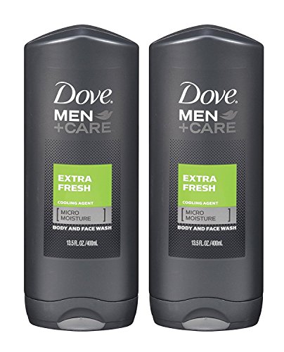 Dove Men+njega za pranje tijela, Extra Fresh 13.5 oz, Twin Pack