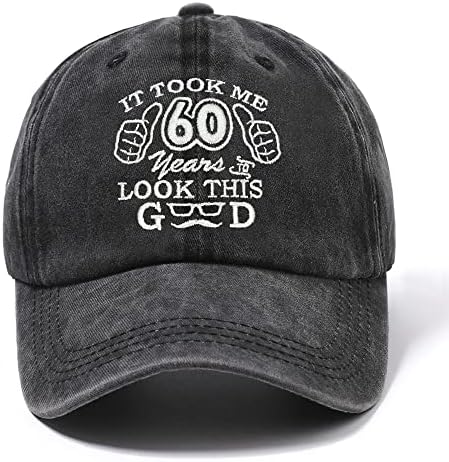 Vintage 40 50 60 70. rođendanski pokloni Baseball Caps za muškarce Rođendan ukrasi, stari životi Materijski