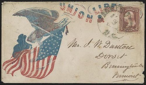 HistoricalFindings foto: fotografija koverte iz građanskog rata, Orao, američka zastava,kandže,unija & sloboda,