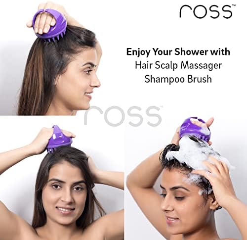 Ross šampon za vlasište za kosu šampon sa mekim silikonskim čekinjama za antina perut, piling s priručnikom