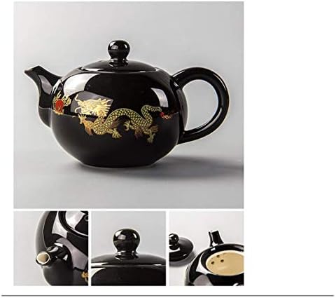 Paynan Kineska ručna oslikana zmaj uzorak čajnik Handmade keramički čaj za čaj Kettle Kung Fu Teaver
