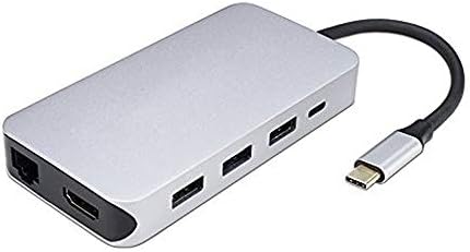 Thunderbolt 3 Dock USB-C HDMI Ethernet 4 ports HUB TF SD punjač čitač kartica Multiprti