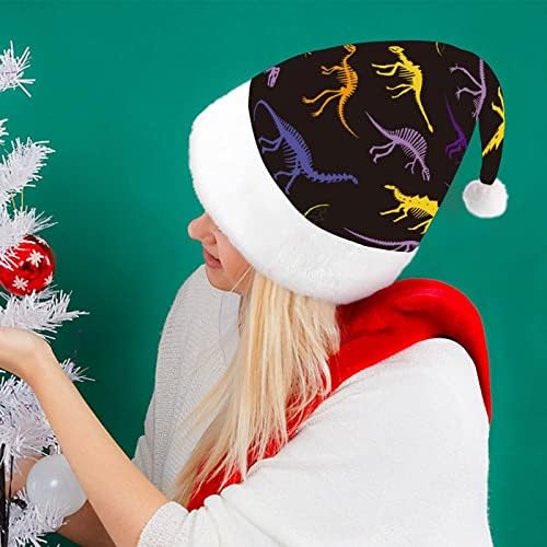 Kosti dinosaurusa Fossil Božić šešir Santa šešir za unisex odrasle Comfort klasični Božić kapa za Božić