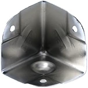 Curqia 4 seta Metalni ugao zaštitni željez ugljeni zaštitni zaštitni sigurnosni ormar za ormar za dekor prtljažnika Corner Hardver sa vijcima, 1,6 inča