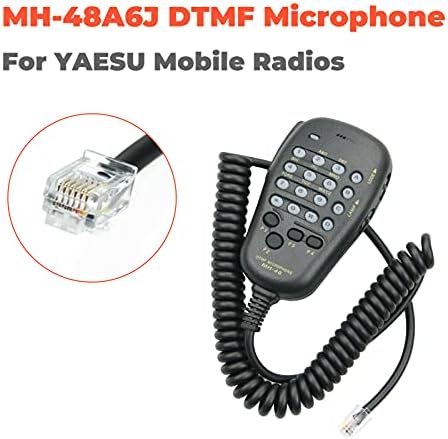Vineyuan MH-48a6j DTMF ručni mikrofonski zvučnik sa dugmetom za YAESU Ft7800r FT8800R FT8900R FT1802M FT1807M