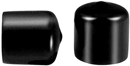 Navoj za zaštitu navoja PVC gumena Okrugla cijev za vijke poklopac poklopca eko-Friendly Crni 22mm ID 100kom