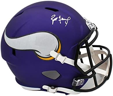 Brett Favre potpisao Minnesota Vikings Speed Full Size NFL kacige sa autogramom NFL Helmets