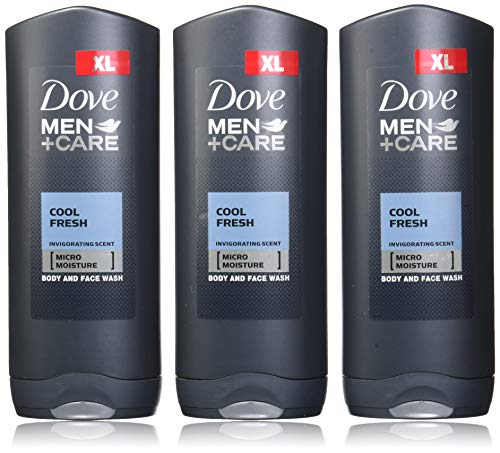 Dove Men Care, tijelo & pranje lica, Cool Fresh, pakovanje od 3,