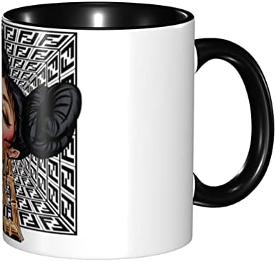 Nicki reper Singer Minaj Band šolja za kafu šalice za kafu Keramika za kancelarijski Kućni poklon čaj topli napici 12oz
