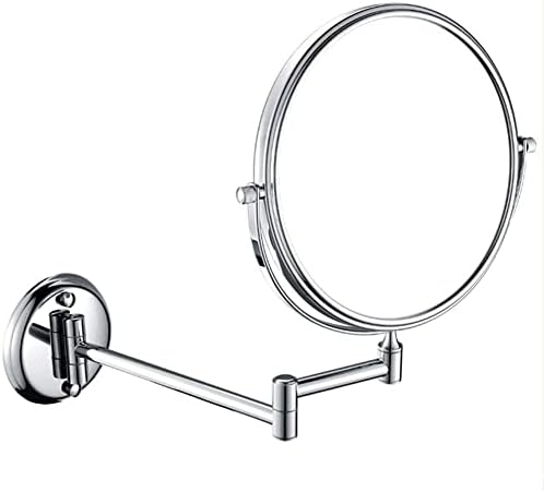 DELETO ogledalo za šminkanje zidno 10x uvećanje ogledalo za brijanje kupatila dvostrano okruglo uvećavajuće