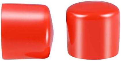 Navoj za zaštitu navoja PVC gumena Okrugla cijev za vijke poklopac poklopca ekološki crveni 32mm ID 20kom