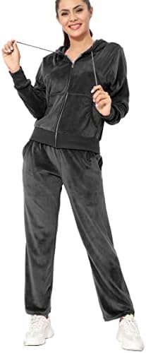 Velor trenerke Žene 2 komada Joggers Loungewear Outfits za žene Jogging Sweatsuits Set Meko sportski znoj