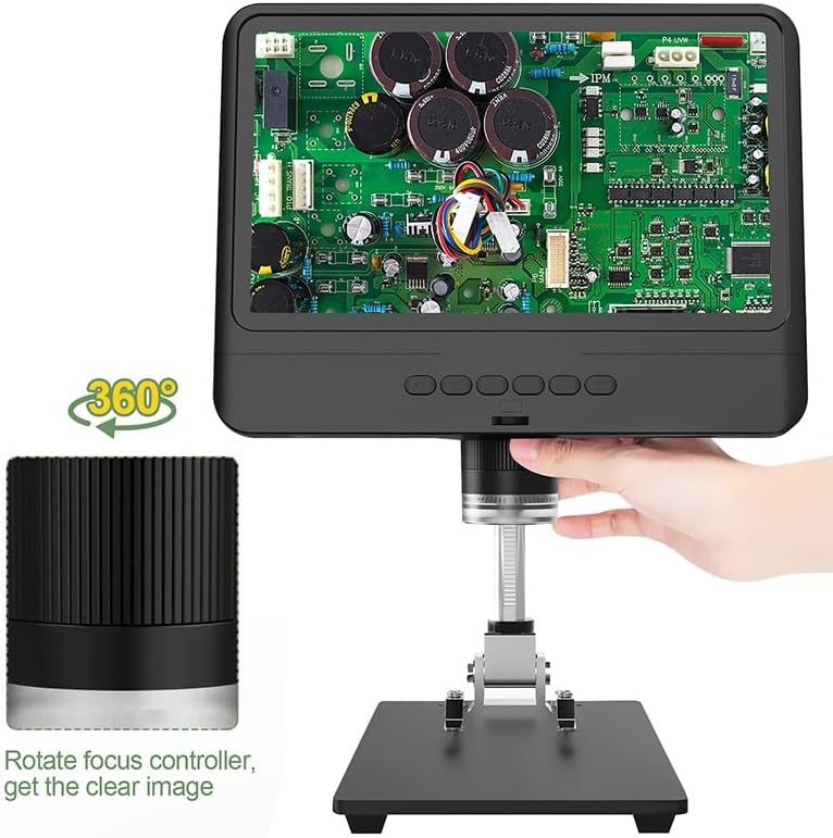 Komplet opreme za mikroskop za odrasle AD208 / AD208S 8,5 inčni LCD ekran 5X-1200x digitalni mikroskop 1280