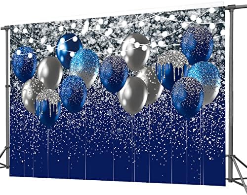 CHAIYA 10x8ft Kraljevsko plava pozadina ukrasi za balonske zabave pozadina za porodičnu rođendansku zabavu