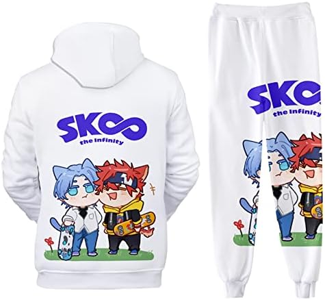 Cizun unisex tinejdžeri SK-a Infinity dukserice s kapuljačom i jogging hlače-muškarci 3D tiskani pulover