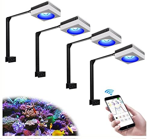 PopBloom RL90 iOS / Android aplikacija kontrola Saltwater Reef Aquarium Light 72 inča Aquarium LED WiFi