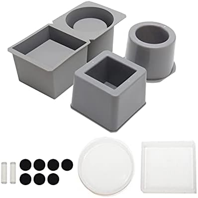 Silikonski kalupi za betonske saksije za Sadilice DIY kvadratnog i okruglog oblika