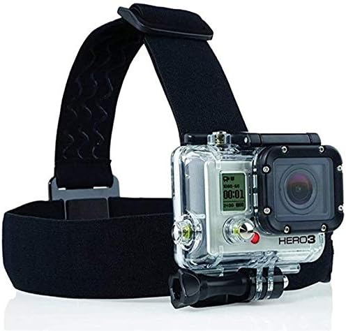 Navitech 8 u 1 akcijskoj kameri Kombit komplet sa sivom futrolom - kompatibilan sa Cooau 4K akcijskom kamerom