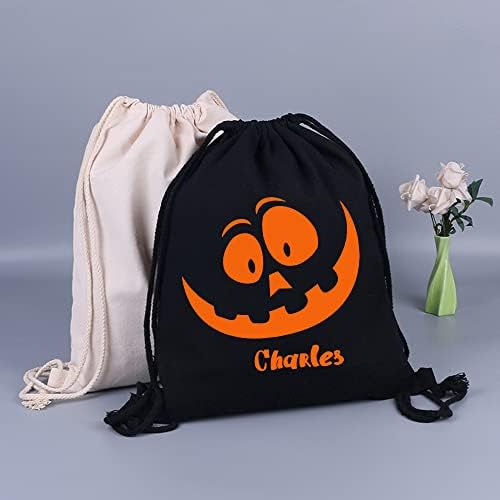Halloween bundeve platnene bombonske torbe po mjeri po mjeri puckin korektni tresiji za višekratnu upotrebu Trik ili liječenje zdravih vrećica za Halloween Party Favories
