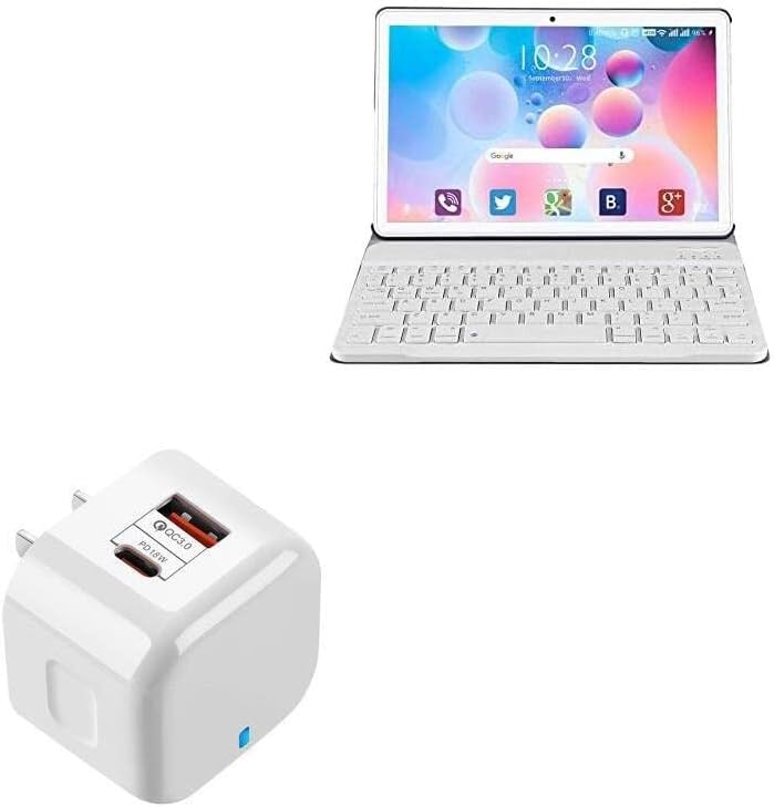 Punjač Boxwave kompatibilan sa Gowinom Android 10.0 tablet G10 - PD Minicube, 20W PD USB tip-c zidni punjač