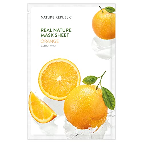 Vitalizirajuća sjajna maska za lice-priroda Republika prava priroda ekstrakt narandže prirodni celulozni