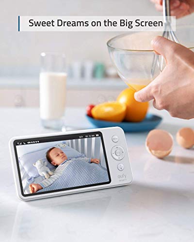 eufy sigurnost, Video bebi Monitor sa kamerom i zvukom, 2-cam komplet, 720p HD, idealan za nove mame, 5