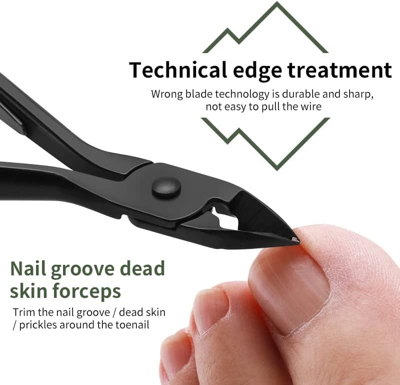Kangdd Clippers Tool Steel Professional rezač za nokte Pedikura mrtve kožne škare Multifunkcijske škare