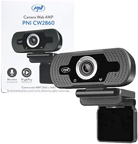 PNI Webcam CW2860 Full HD 4MP, USB, Clip-on, ugrađeni mikrofon