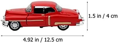 CANIGHT Home Decor 4kom Slot Red-kupe, Fast Cab Kids Cast Old Art unutrašnjost Antique Model šik pogoni