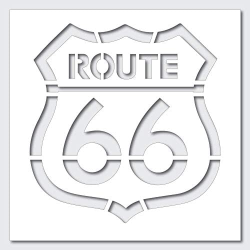 Route 66 Sign autocesta - za DIY Vintage izgleda najbolje vinilne velike šablone za farbanje na drva, platnu,