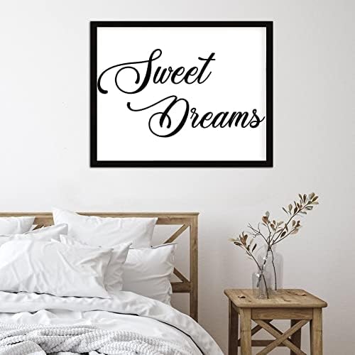 Cocokeked Sweet Dreams potpisuje drvo uokvireno, porodično naftuje inspirativne citati drvena ploča sa okvirom,