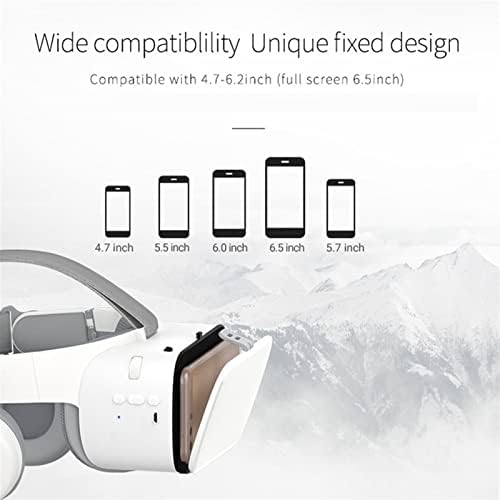 NUOPAIPLUS VR slušalice, 3D VR naočare Bluetooth VR kaciga virtuelna stvarnost slušalice za pametne telefone