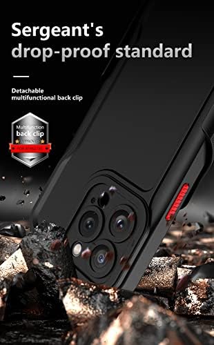 Zaštitni flip slučajevi kompatibilni sa iPhone 12 pro 6,1inch futrolom s kopčom, s ugrađenim rubnim postoljem