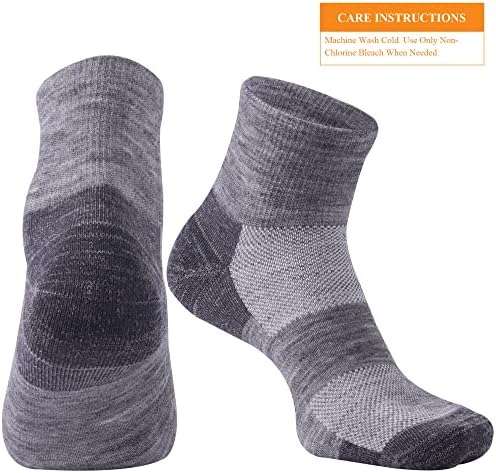 RZTT 90% Merino vunene čarape za muškarce žene, meke tanke čarape za gležnjeve za atletsko trčanje planinarenje
