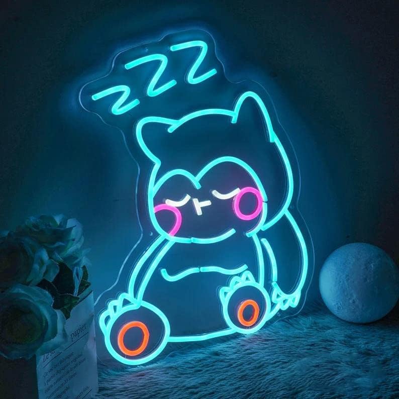 Aonxjsign Neon potpisao Crtani neonski potpisak crtani dizajn japanskog anime LED neosobne igre Soba potpisuje
