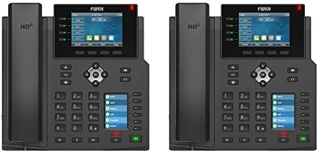 Fanvil X5U 2-jedinice High-end IP telefon 16 SIP linije Dual Gigabit Port Poe integriran
