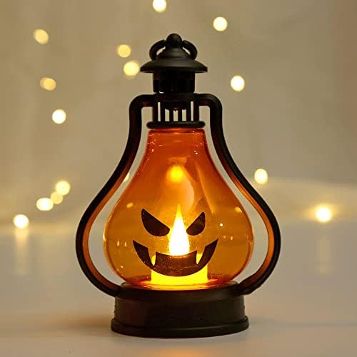 Christoy 3pcs Halloween bundeve svijeće za svijeće LED svjetla bundeva za ukrase za Noć vještica u zatvorenom
