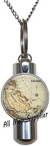 AllMapsupplier modna kremacija urna ogrlica bahami Mapa kremacija urn ogrlica, bahami Karta URN, putovanja