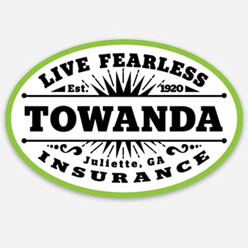 Towanda Live neustrašivi - premium naljepnice, magneti - 5 u magnetu - 2-pakovanje = uštedite 20%