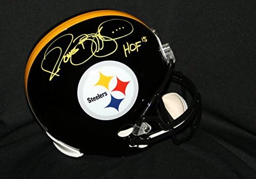 JEROME BETTIS potpisaoHOF 15 Pittsburgh Steelers replika kaciga autogram pune veličine PSA