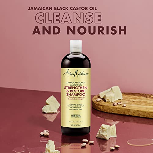 Shea vlaga Jamajčana crna cactor ulje za jačanje i vraćanje šampona, shea maslac, paprika i jabukov sirće,