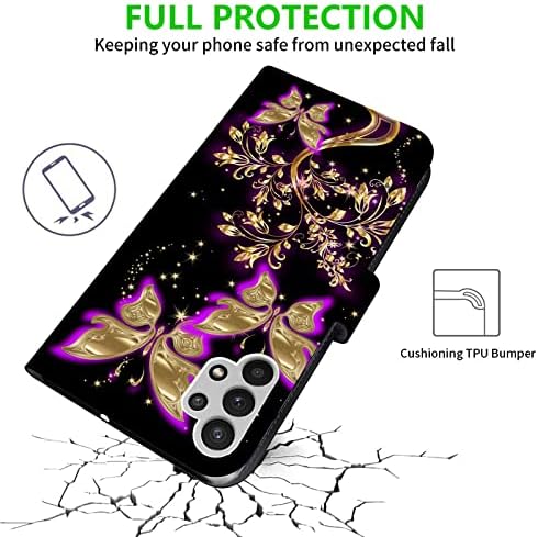 JANENFNA za Samsung Galaxy A53 5G futrola za novčanik sa utorom za blokiranje RFID kartice, Mekana kožna