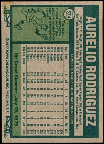 1977. topps 574 Aurelio Rodriguez Detroit Tigers Ex / MT tigrovi