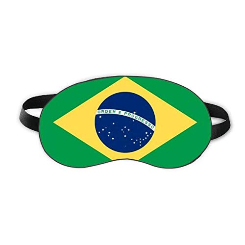 Brazil Nacionalna zastava Južna Amerika Država Sleep Shield Eye Shield Soft Night Poklopac za hlađenje
