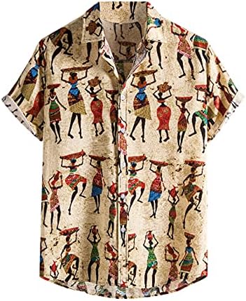 Vintage Bowling majice za muškarce Havajska majica kratkih rukava s kratkim rukavima dolje majica opuštena-fit