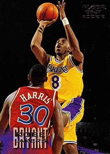 1996-97 Flier Basketball 203 Kobe Bryant Rookie Card Lakers