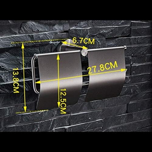 XBWEI Držač za toaletni papir izrađen od nehrđajućeg čelika sa višenamjenskim podesivim i zidnim dizajnom